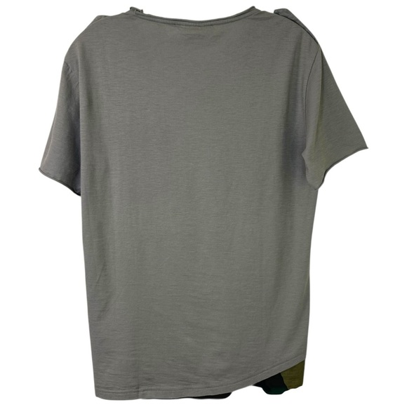 Daniele Alessandrini - NWT Men’s Short-Sleeve T-Shirt, Camo, Cotton - Tan Small - Picture 3 of 12